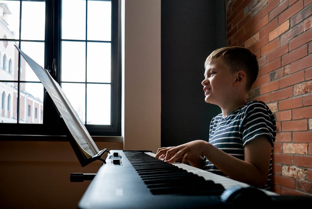 Lekcja gry na instrumentach