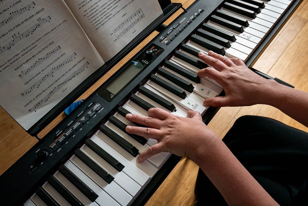 Lekcja gry na instrumentach