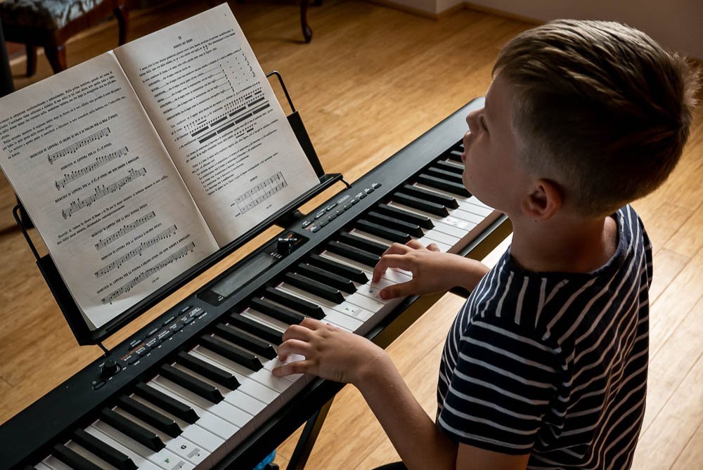 Lekcja gry na instrumentach